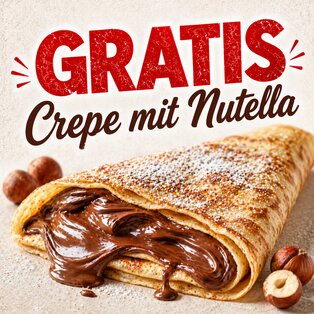 Crepe mit Nutella